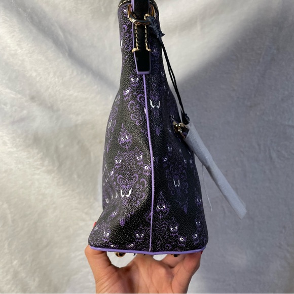 Dooney & Bourke Disney Haunted Mansion Wallpaper 20 Crossbody Bag NWT - Picture 7 of 9